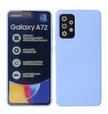 Funda de TPU de color de moda de 2.0 mm de espesor para Samsung Galaxy A72 5G Púrpura