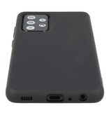 Estuche de TPU de color de moda de 2.0 mm de espesor para Samsung Galaxy A72 5G Negro