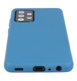 2,0 mm tyk mode farve TPU taske til Samsung Galaxy A72 5G Navy
