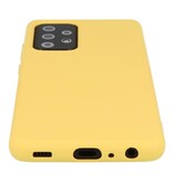 Custodia in TPU di colore moda spesso 2,0 mm per Samsung Galaxy A72 5G giallo