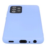 2.0mm Thick Fashion Color TPU Case for Samsung Galaxy A72 5G Purple