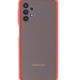 Coque Rigide Combinaison de Couleurs pour Samsung Galaxy A32 5G Rouge