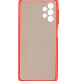 Coque Rigide Combinaison de Couleurs pour Samsung Galaxy A32 5G Rouge