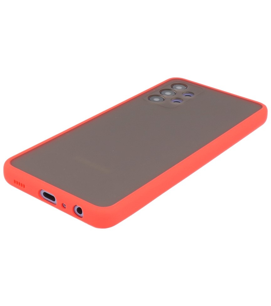 Coque Rigide Combinaison de Couleurs pour Samsung Galaxy A32 5G Rouge