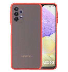 Combinación de colores Estuche rígido Samsung Galaxy A32 5G Rojo