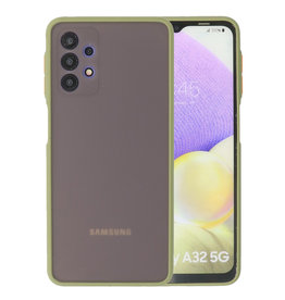 Combinación de colores Estuche rígido Samsung Galaxy A32 5G Verde