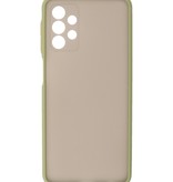Coque Rigide Combinaison de Couleurs pour Samsung Galaxy A32 5G Vert