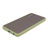 Estuche rígido con combinación de colores para Samsung Galaxy A32 5G Verde