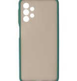 Coque Rigide Combinaison de Couleurs pour Samsung Galaxy A32 5G Vert Foncé