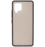 Custodia rigida con combinazione di colori per Samsung Galaxy A42 5G nera