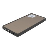 Custodia rigida con combinazione di colori per Samsung Galaxy A42 5G nera