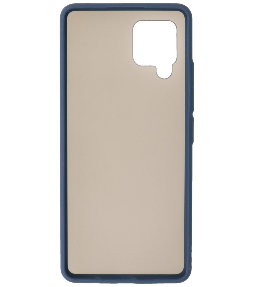 Farbkombination Hard Case für Samsung Galaxy A42 5G Blau