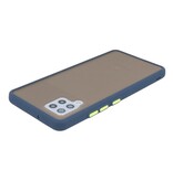 Custodia rigida con combinazione di colori per Samsung Galaxy A42 5G blu