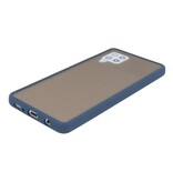 Custodia rigida con combinazione di colori per Samsung Galaxy A42 5G blu