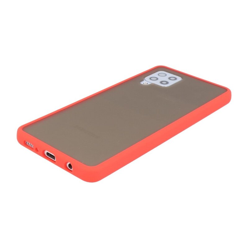 Kleurcombinatie Hard Case voor Samsung Galaxy A42 5G Rood