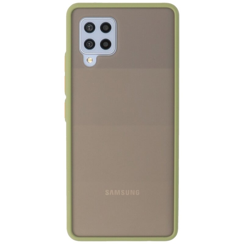 Kleurcombinatie Hard Case voor Samsung Galaxy A42 5G Groen
