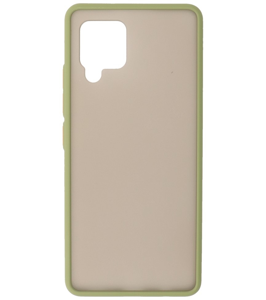 Kleurcombinatie Hard Case voor Samsung Galaxy A42 5G Groen