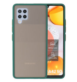 Kleurcombinatie Hard Case Samsung Galaxy A42 5G Donker Groen