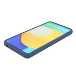 Estuche rígido con combinación de colores para Samsung Galaxy A72 5G Azul