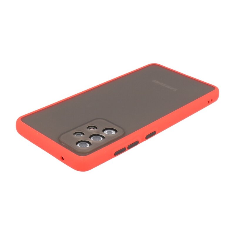 Kleurcombinatie Hard Case voor Samsung Galaxy A72 5G Rood