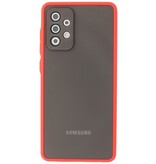 Coque Rigide Combinaison de Couleurs pour Samsung Galaxy A72 5G Rouge