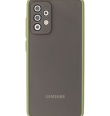 Farvekombination hårdt etui til Samsung Galaxy A72 5G grøn