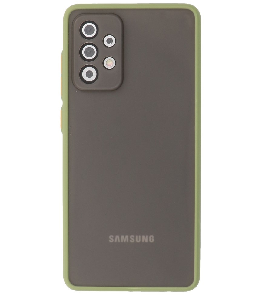 Kleurcombinatie Hard Case voor Samsung Galaxy A72 5G Groen