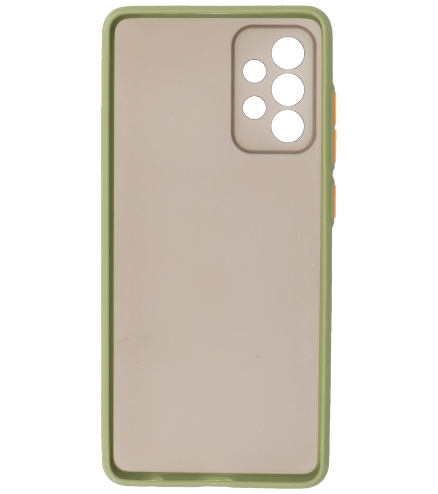 Farbkombination Hard Case für Samsung Galaxy A72 5G Grün