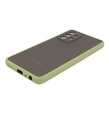 Color Combination Hard Case for Samsung Galaxy A72 5G Green