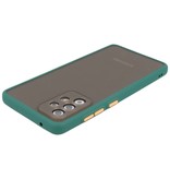 Color Combination Hard Case for Samsung Galaxy A72 5G Dark Green