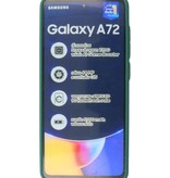 Kleurcombinatie Hard Case voor Samsung Galaxy A72 5G Donker Groen