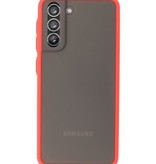 Kleurcombinatie Hard Case voor Samsung Galaxy S21 Rood
