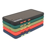 Custodia rigida con combinazione di colori per Samsung Galaxy S21 Red