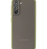 Color combination Hard Case for Samsung Galaxy S21 Green