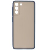 Coque Rigide Combinaison de Couleurs pour Samsung Galaxy S21 Plus Bleu