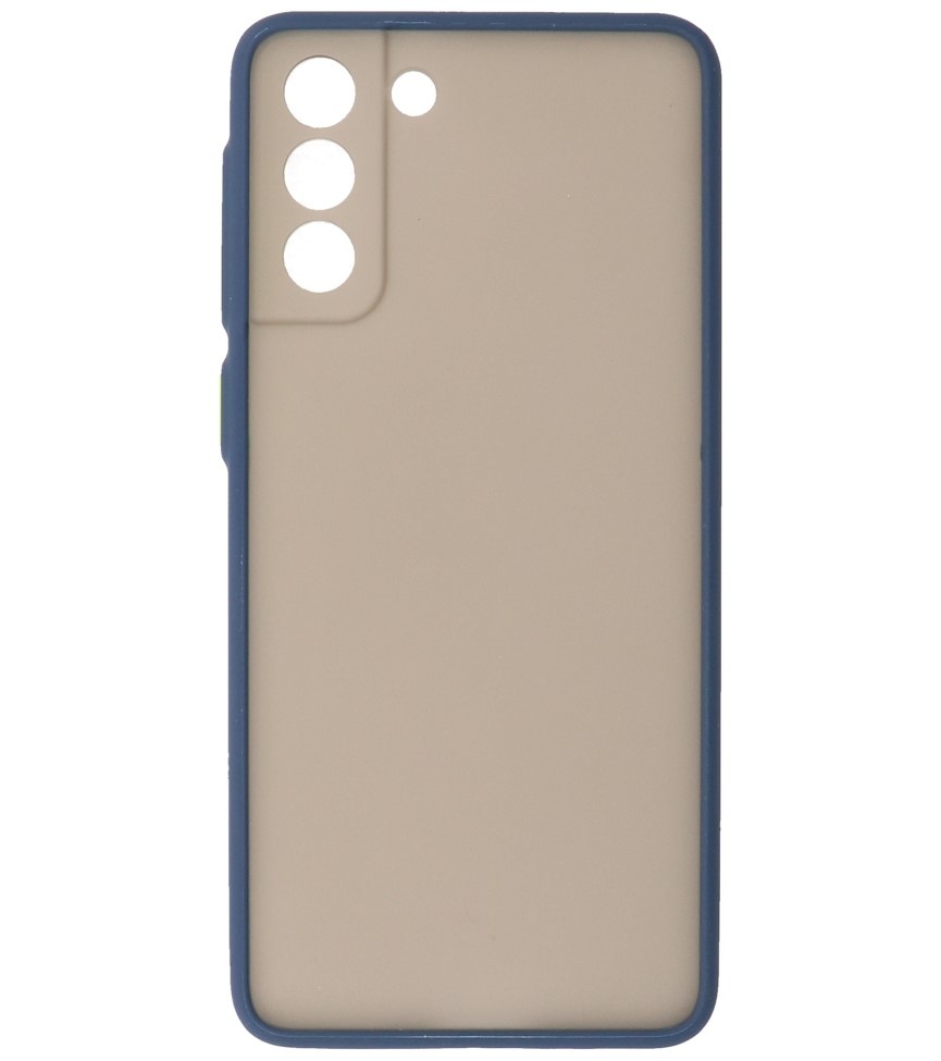 Farvekombination Hårdt etui til Samsung Galaxy S21 Plus Blå