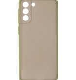 Coque Rigide Combinaison de Couleurs pour Samsung Galaxy S21 Plus Vert