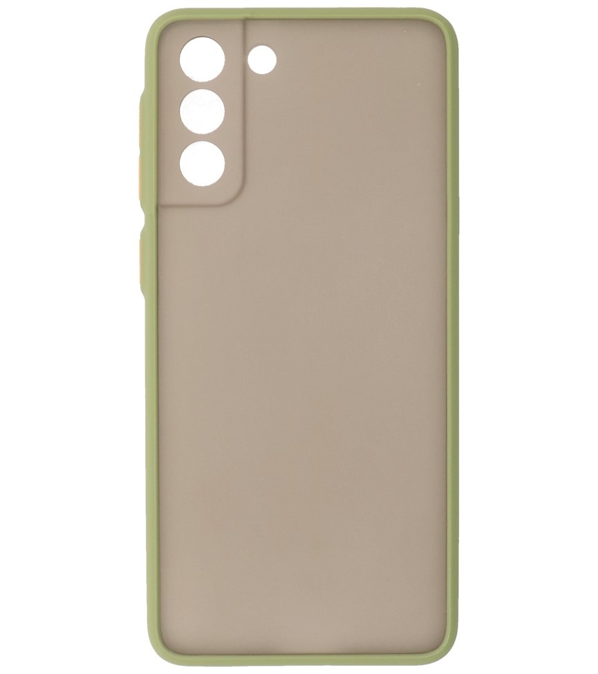 Color combination Hard Case for Samsung Galaxy S21 Plus Green