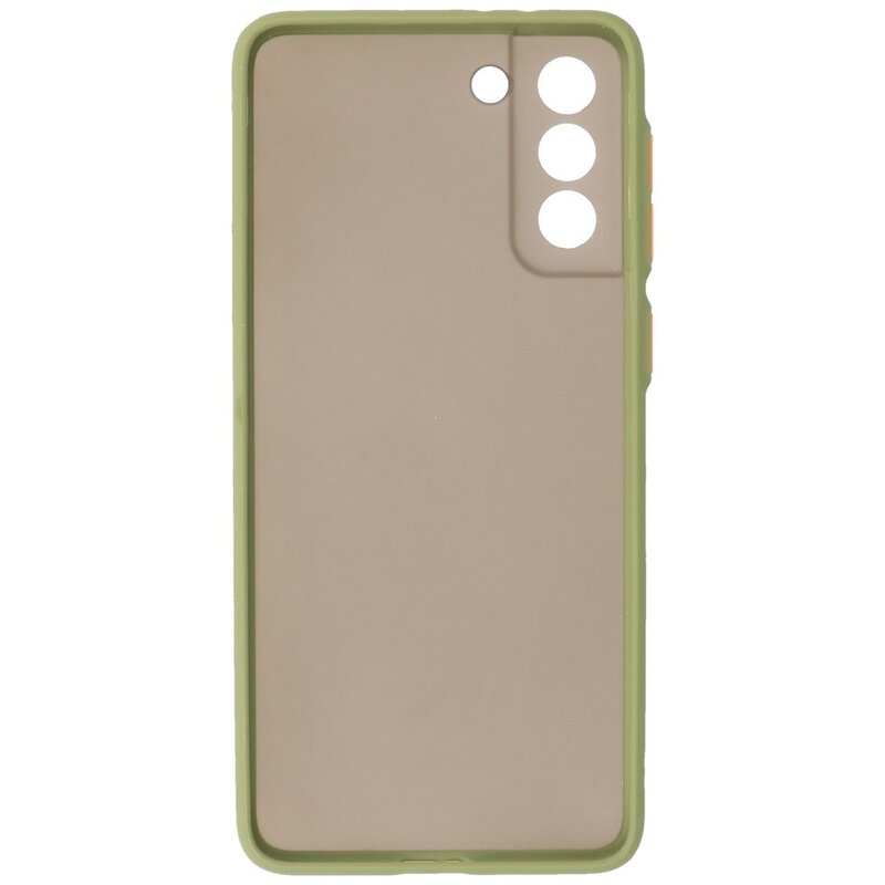 Kleurcombinatie Hard Case voor Samsung Galaxy S21 Plus Groen