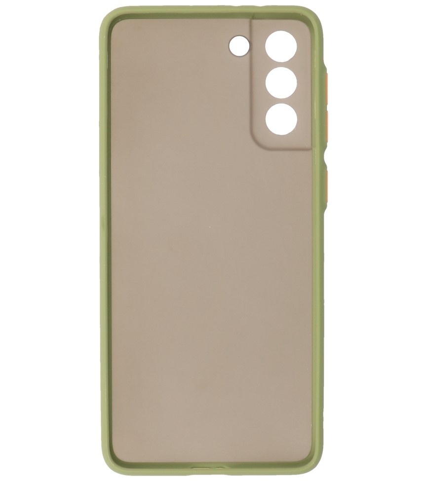 Color combination Hard Case for Samsung Galaxy S21 Plus Green