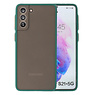 Kleurcombinatie Hard Case Samsung Galaxy S21 Plus Donker Groen