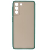 Coque Rigide Combinaison de Couleurs pour Samsung Galaxy S21 Plus Vert Foncé
