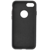 Klassiek Design Leer Back Cover iPhone 8 Navy