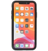 Klassiek Design Leer Back Cover voor iPhone 11 Zwart