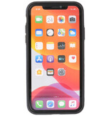 Klassiek Design Leer Back Cover iPhone 11 Navy