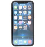 Klassiek Design Leer Back Cover voor iPhone 12 - 12 Pro Navy