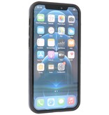 Klassiek Design Leer Back Cover voor iPhone 12 - 12 Pro Navy