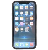 Klassiek Design Leer Back Cover voor iPhone 12 - 12 Pro Cognac