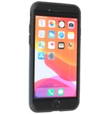 Klassiek Design Leer Back Cover iPhone 8 Navy