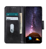 Pull Up PU Leather Bookstyle para Oppo Reno 5 5G - Find X3 Lite Black
